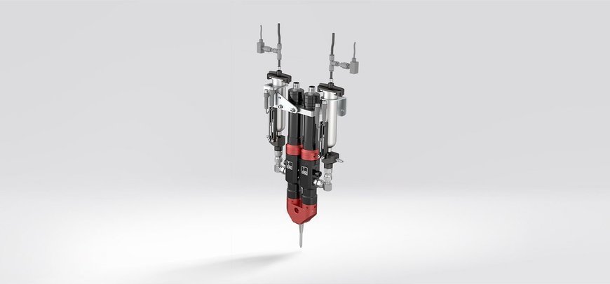 Continuous and precise metering and mixing of adhesives and sealants